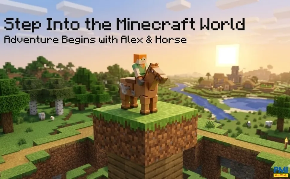 Minecraft Wind-Up Toy – 2-Pack – Alex & Horse