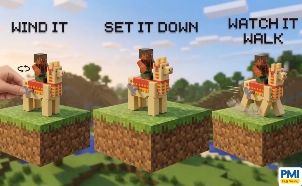 Minecraft Wind-Up Toy – 2-Pack – Noor & Llama