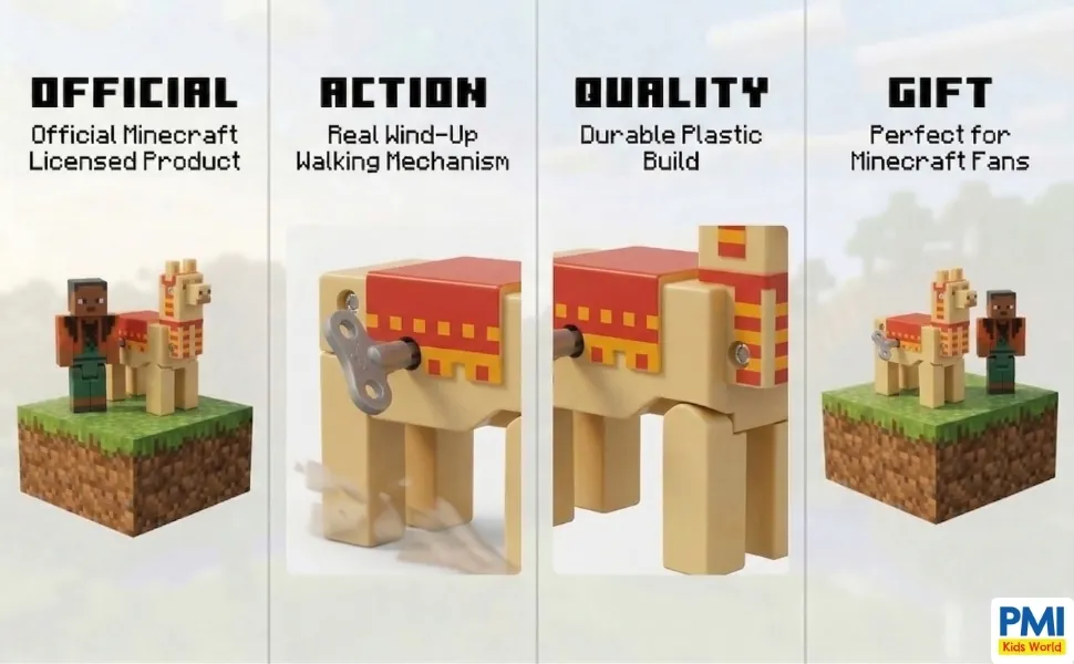 Minecraft Wind-Up Toy – 2-Pack – Noor & Llama