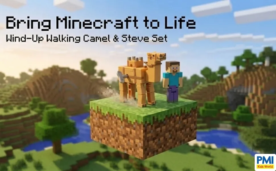 Minecraft Wind-Up Toy – 2-Pack – Steve & Camel