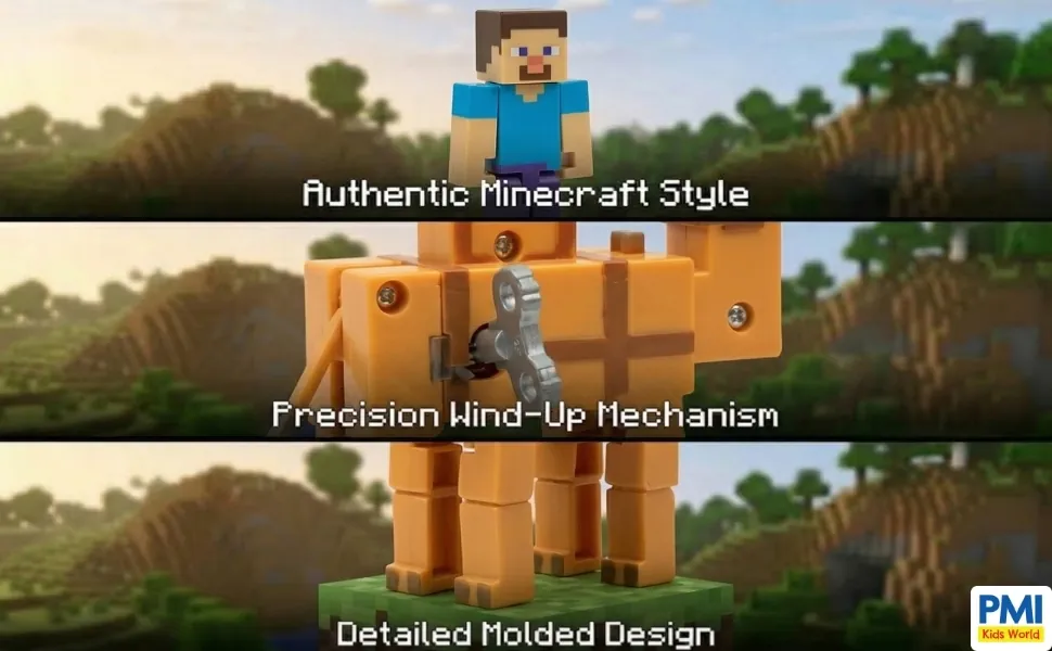 Minecraft Wind-Up Toy – 2-Pack – Steve & Camel