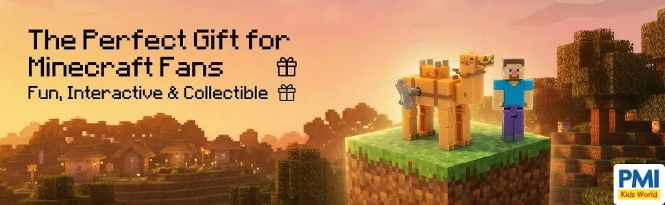Minecraft Wind-Up Toy – 2-Pack – Steve & Camel