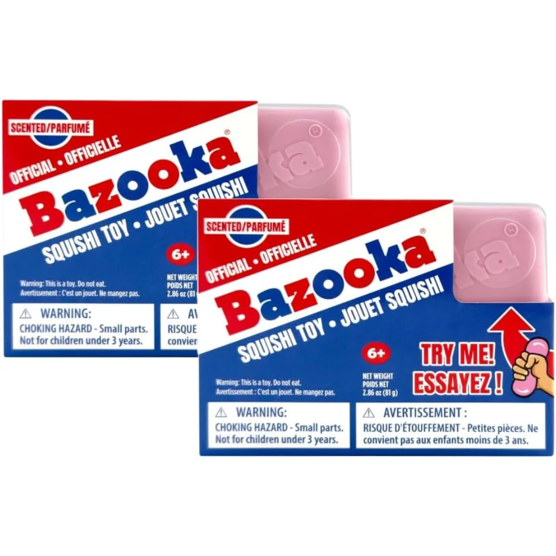 Bazooka Scented Squishy Toy – 2-Pack